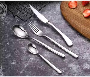 Ensemble de couverts en acier inoxydable écologique de luxe pour les dîners, les fêtes et les cadeaux |   Couverts modernes avec couleurs personnalisées - Product Image 5