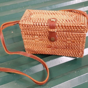 กระเป๋าหวายสานมือแบบดั้งเดิมน้ำหนักเบาและทนทาน - Product Image 5