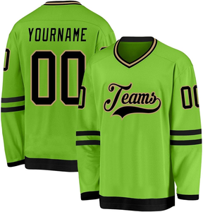 Uniforme de hockey sobre hielo personalizado para hombre 100% poliéster transpirable secado rápido jersey de hockey sobre hielo para hombre 2025 - Product Image 4