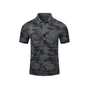 Polos deportivos de secado rápido rojo en blanco baratos para hombre, camisetas polo estampadas, polos personalizados lisos para hombre - Product Image 1