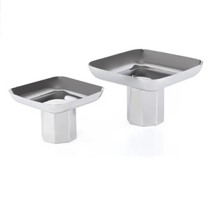 Bandeja Decorativa de Metal y Mármol para Fiestas, Bandeja para Servir en la Mesa de Comedor, para Aperitivos, Pasta o Comida, Utensilios de Cocina, para Catering - Product Image 2