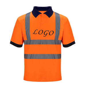 Camiseta de Seguridad de Poliéster Antibacteriana, Impermeable y Reflectante de Alta Visibilidad 2026, Personaliza tu Logotipo, Protección de Manga Corta - Product Image 1