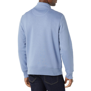 Haute qualité 100% coton polaire sweat-shirt de sécurité personnalisé quart Zip hommes décontracté demi-fermeture éclair sweat léger pour l'automne - Product Image 4