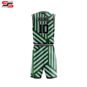 Ensemble de basket-ball imprimé par sublimation de qualité supérieure uniformes de basket-ball pour hommes personnalisés en vente maintenant - Product Image 2
