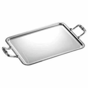 Luxury Modern Design Serving Tray Solid Steel Decorative Tray for Home Restaurant Hotel Use Custom Size Hot Sale - Product Image 1