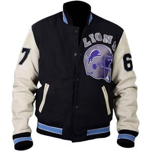 Chaqueta Universitaria Detroit Beverly Hills Cop para Hombre - Chaqueta Universitaria de Lana de los Lions de Béisbol para Hombre - Product Image 1