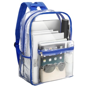 Clear <b>Backpack</b> Wholesale School <b>Backpack</b> for Custom Logo Clear Plastic <b>Backpack</b> Products Vietnam - Product Image 1
