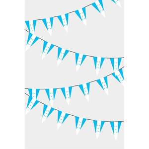Honduras Triangular Party <b>Banners</b> Guirlande Eye-catching Decorative Fanions - Product Image 1