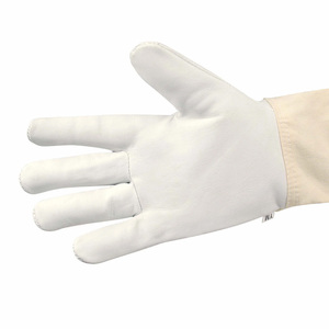 Costume d'apiculture avec manchette longue gants d'apiculture en cuir haute qualité main protection abeille garder des gants en cuir - Product Image 4
