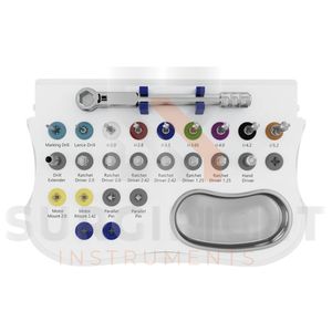 Kit quirúrgico de implantes dentales Surgiright esencial para una colocación adecuada con instrumentos eléctricos de Surgiright - Product Image 5
