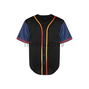 เสื้อเบสบอลซอฟต์บอลโพลีเอสเตอร์ 100% แบบกำหนดเอง ออกแบบชุดยูนิฟอร์มสำหรับทีมผู้ใหญ่ ลายพิมพ์แบบรีดร้อน ระบายอากาศได้ดี ไซส์พลัส - Product Image 2