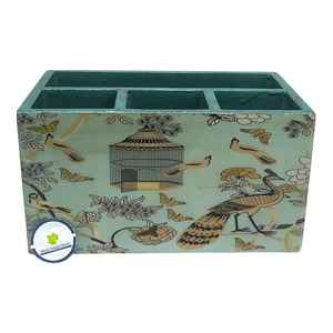 Support à couverts en bois écologique, parfait pour ranger et exposer les ustensiles sur les comptoirs de cuisine ou les tables de buffet à vendre - Product Image 2