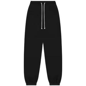 Pantalones de hombre lavados lavado ácido pantalones acampanados Casual cordón cintura gris Puff estampado algodón Joggers Flare pantalones de chándal polar 2026 - Product Image 5