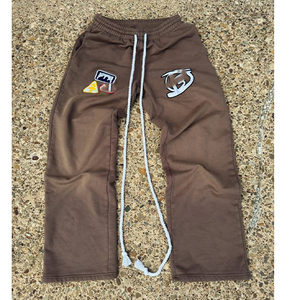 Streetwear Acid Washed Sweat Suits Zipper Cropped Hoodies <b>Tracksuit</b> Set Vintage Sweatpants and Hoodie Set for Men - Product Image 3