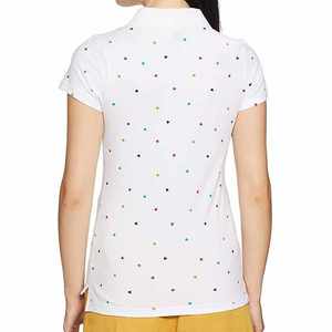 2025 été nouvelles femmes pour Polo avec fermeture à bouton personnalisé col tournant motif solide respirant tenue décontracté revers conception - Product Image 3