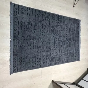 Turkish Factory Direct Sale High Quality PVC Area Rug Ethnic Design Non-Slip Floor Carpet Living Bathroom Kitchen Beach Home - Product Image 6