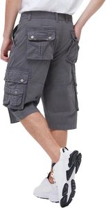 TESSUTO Short cargo de randonnée à séchage rapide pour homme Short de voyage en plein air avec poches multiples pour la pêche sportive d'aventure - Product Image 3