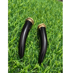 จี้เรซิ่นทนทาน ชุบทอง |   การออกแบบเครื่องประดับสมัยใหม่ทำด้วยมือ - Product Image 1