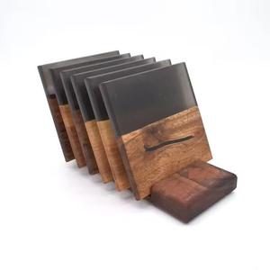 Personalized Resin Coasters for Tea <b>Tabletop</b> Decorative Mat & Pads for Hotels & Restaurants - Product Image 3