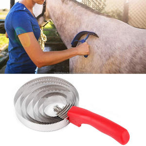 Peine para Caballos TMC-H-003 de TARIQMFG.CO, de Acero Inoxidable, Diseño Seguro, Fácil de Agarrar, para el Cuidado de la Salud Animal, Veterinaria - Product Image 3