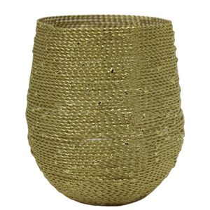 แจกันอะลูมิเนียมตกแต่งลายดอกไม้สีบรอนซ์แบบโบราณแจกันโลหะสไตล์คลาสสิกสำหรับตกแต่งบนโต๊ะและตกแต่งบ้าน - Product Image 6