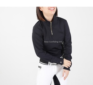 Vente chaude technique NCI dernière conception équestre fabricant de gros en vêtements équitation couche de base à manches longues hauts - Product Image 1