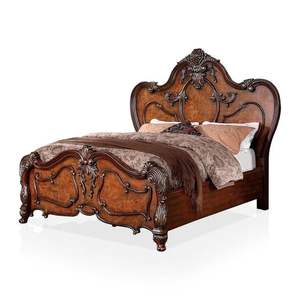 Classic Provincial <b>French</b> <b>Bed</b> - Brown Painted Mahogany - 256 - Product Image 1