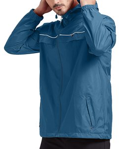 Outdoor Custom Logo Nolyn Waterproof Zipper Windbreaker <b>Men</b> Windbreaker <b>Jacket</b> - Product Image 3