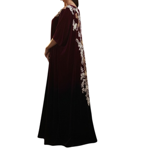 Superbe Robe en Velours pour Femme – Vente en Gros, Hiver, Faite à la Main, Fortement Recommandée, Nouvelle Arrivée, Coupe Classique, Idéale pour Fêtes Culturelles, Réversible - Product Image 5
