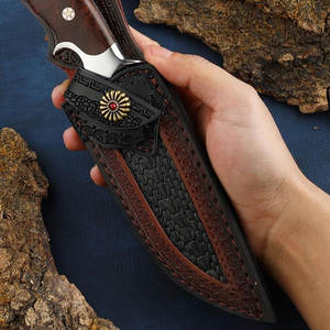Professional Damascus Steel Tracker <b>Knife</b> Outdoor Camping Bushcraft Hunting <b>Knife</b> Handmade Damascus Steel Tracker <b>Knife</b> - Product Image 5