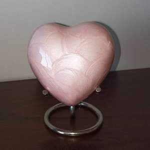 Urne en aluminium et laiton de style moderne vintage pour la décoration de la maison, pour un anniversaire ou un mariage, élégante et décorative - Product Image 2