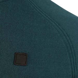 Wholesale Cotton Sweater Fashion Casual Custom Men Half Zipper Casual Blank Knitted Round Neck Breathable Solid Color Sweaters - Product Image 3