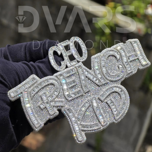 จี้เพชรโมอิสฮิปฮอปคุณภาพสูงสำหรับผู้ชายจี้แฟชั่น925เงินประดับอัญมณีสีเงินที่กำหนดเอง - Product Image 5