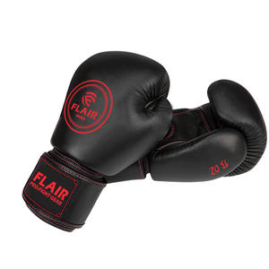 Custom Logo High Quality PU <b>Leather</b> Plus Size Boxing <b>Gloves</b> Breathable Sets for Competitive Boxing - Product Image 4