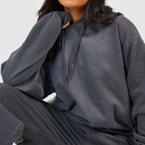 Survêtement nouveau conçu fabrication professionnelle style pro prix raisonnable qualité supérieure femmes survêtements lavés à l'acide - Product Image 5