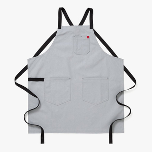 <b>Denim</b> <b>Apron</b> Canvas Antifouling Cotton Korean Home Cleaning Kitchen Cooking Work Clothes Barber <b>Apron</b> Leisure Gardening Baking - Product Image 4