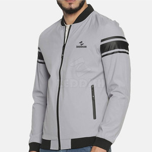 Light <b>Weight</b> Stylish Breathable Winter <b>Stand</b> Collar Bomber Jacket Premium Quality Customizable Top Selling Men's - Product Image 2