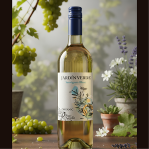 Vino Blanco Seco Jardin Verde 100% Sauvignon Blanc Orgánico 115-12.5% ABV 75Lt de España (Castilla La Mancha) - Product Image 6