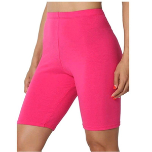 2025 Women's Biker Yoga Shorts High Waist Seamless Hip-Up <b>Tight</b> 100% Organic Cotton Breathable Quick Dry Customizable Wholesale - Product Image 3