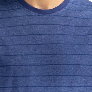 T-shirt de gym pour hommes 90% coton et polyester, logo privé personnalisé, vente en gros de vêtements de fitness vierges unis avec tissu tricoté - Product Image 3