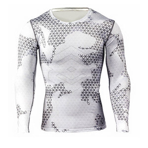 Nueva llegada multifuncional personalizado impreso Rash Guard de alta calidad de manga larga Rash Guard para hombres - Product Image 2