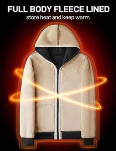 Sudadera con Capucha de Forro Polar Personalizada Más Vendida, Precios Más Bajos, Gimnasio, Fitness, Cierre Completo, Tela Suave, Sudaderas para Hombre - Product Image 4