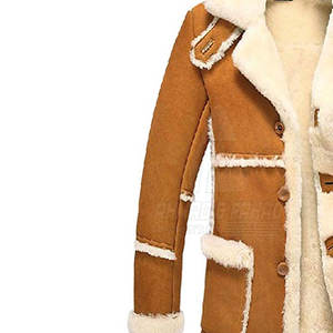 Abrigo de Cuero Gamuza para Hombre, Diseño Moderno, Abrigo de Cuero para Ropa de Calle, Moda Casual - Product Image 6