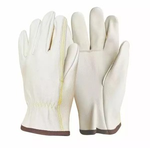 Gant de conducteur pour la sécurité industrielle du Grain de vache, gant de gréeur en cuir pour le conducteur et l'industrie en maximisant l'usure - Product Image 3