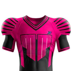 Conjunto de Uniforme de Fútbol Americano, Corto, Transpirable, Suave, Elástico, Material de Poliéster y Elastano, Diseñado para Entrenamientos de Equipo, Partidos Escolares - Product Image 4