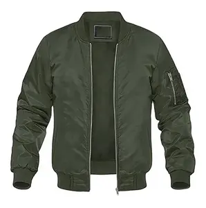 Veste bomber coupe-vent en softshell de haute qualité, veste bomber colorée avec col en fourrure, veste bomber zippée déchirée - Product Image 1