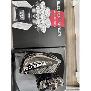 Kit de Afeitado Eléctrico 5 en 1 para Hombre, Afeitadora Rotativa Recargable con Cabezal Giratorio, Carga USB, Resistente al Agua IPX7, Lavable - Product Image 1