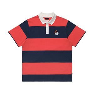 Alta calidad 100% algodón clásico a rayas para Polo para hombres última moda logotipo bordado longitud corta punto plano impreso - Product Image 1