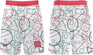 ชุดเสื้อบาสเก็ตบอลแบบกลับด้านได้สำหรับทีมสโมสรเสื้อสองชั้นพร้อมกางเกงขาสั้นพิมพ์ลาย - Product Image 2