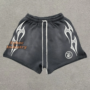 Vintage Denim Tear <b>Short</b> For Men's New Baggy Style Acid Wash <b>Wide</b> <b>Leg</b> Custom Denim Tear <b>Short</b> For Street Wear - Product Image 3